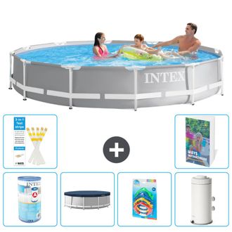 Intex Piscina Prism Frame Redonda - 366x76 Cm - 7-piezas S126