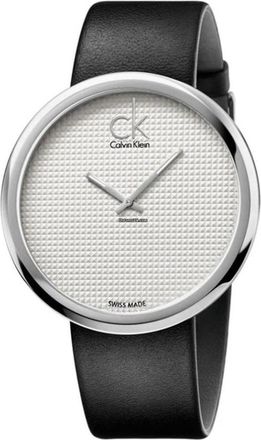 Calvin Klein Zilverkleurige Horloge met Stalen Kast - Dames - Horloges - Grijs - ONE Size - Accessoires