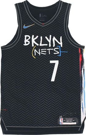 Nike Brooklyn Nets City Edition Basketball Sports Jersey Vest AU Player Edition Durant 7 Black CN1572-015