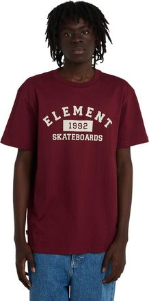 Element T-Shirt ELEMENT Home Team, Herren, Gr. XL, zinfandel, Obermaterial: 100% Walkfrottier;, Shirts T-Shirt