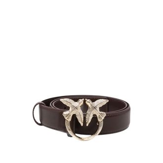 Pinko Cintura Low Love Berry H3 Strass - - Accessories - Donna - Marrone - M