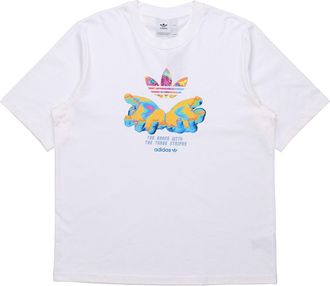 adidas originals Graphic Tee Printing Short Sleeve White GK7183