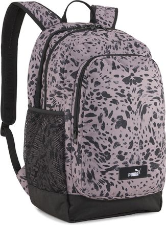 Puma Adult Academy 29 L Backpack with All-Over Print, One Size, Sandstone Animal AOP Beige