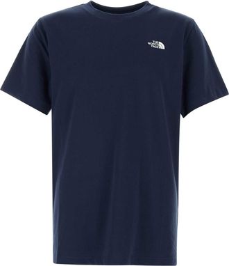 The North Face Navy Blue Cotton Blend T Shirt