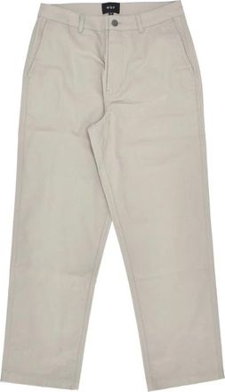 HUF Steen Heren Lange Stoffen Broek - Heren - Straight fit broeken - Grijs - W36 - Katoen - Broeken