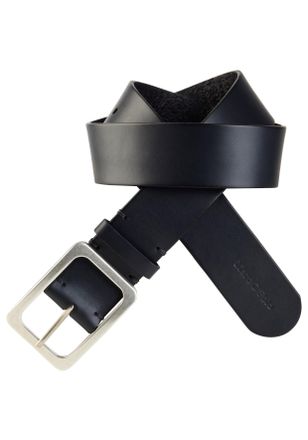 Marc O'Polo Lederg&uuml;rtel MARC OPOLO, Damen, Gr. 100, night blau, Rindsleder, Basic, G&uuml;rtel Lederg&uuml;rtel, Breite ca. 4 cm, in schlichtem, klassischem Design