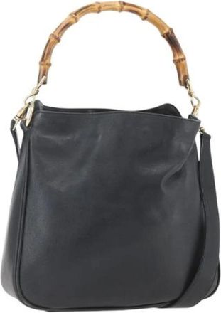 Gucci Pre-owned Bucket Bags, female, Black, Size: ONE SIZE Pre-owned Bucket Bag