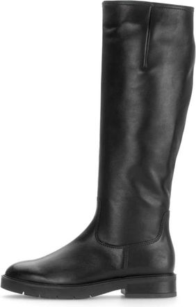 Gabor Sporty Boot - Dames - Hoge Laarzen - Zwart - 38 EU - Leer - Schoenen