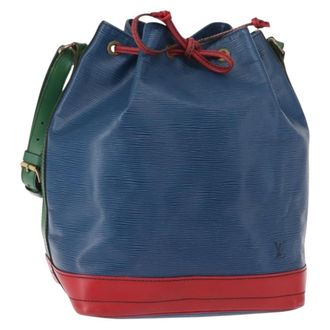 Louis Vuitton Tricolor Noe Epi Leather Blue Leather Handbag (Pre-Owned)