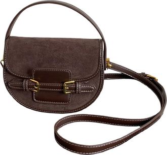 Generic Vintage Womens Saddle Bag, Premium Faux Leather Convertible Crossbody Shoulder Tote Bag