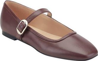 Marc Fisher Garissa Mary Jane Flat in Dark Red at Nordstrom, Size 5.5