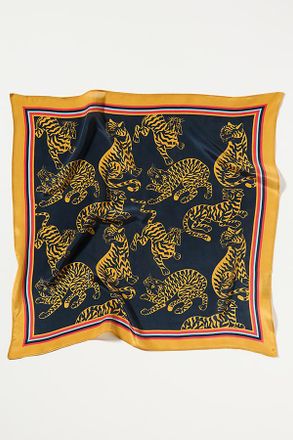 Conditions Apply Tiger Print Scarf