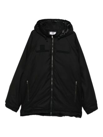 Junya Watanabe hooded zip coat - Black