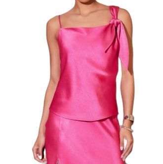 Fifteen Twenty Sasha Tank In Bright Pink
