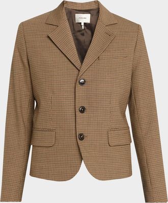 Frame Denim The Plaid Smart Blazer