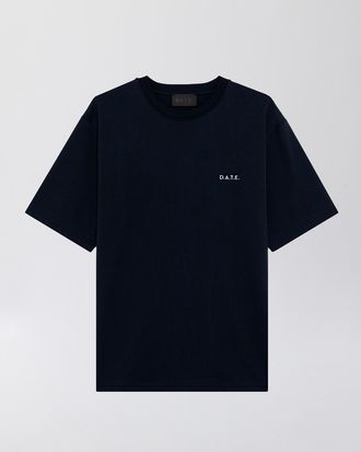 D.A.T.E. t-shirt basic blue