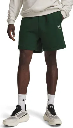 Under Armour Icon Fleece Shorts in Forest Green/white at Nordstrom, Size Xx-Large