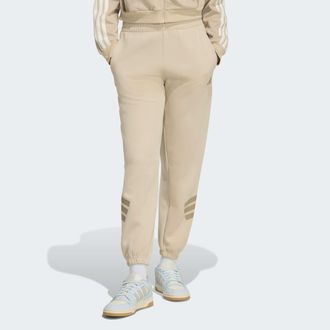 adidas Sporthose ADIDAS SPORTSWEAR FUTURE ICONS 3-STREIFEN, Damen, Gr. XXL, N-Gr, crystal linen, Obermaterial: 67% Polyester, 33% Baumwolle, Hosen Sporthose