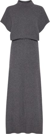 Brunello Cucinelli cashmere dress - women - Cashmere - S - Grey