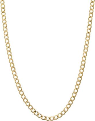Italian Gold, Inc 10K 5.1Mm Semi-Solid Light Cuban Necklace