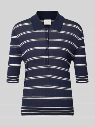Closed Closed Slim Fit Poloshirt aus reiner Wolle in Marine, Gr&ouml;&szlig;e XL