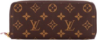 Louis Vuitton Brown Monogram Canvas Clemence Wallet (Authentic Pre-Loved)