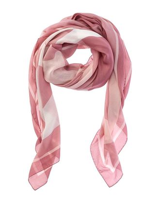 Burberry Logo Silk Scarf