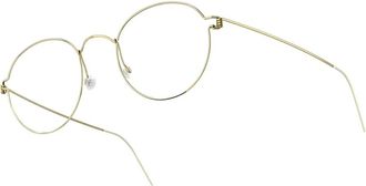 Lindberg Morten round-frame glasses - Gold
