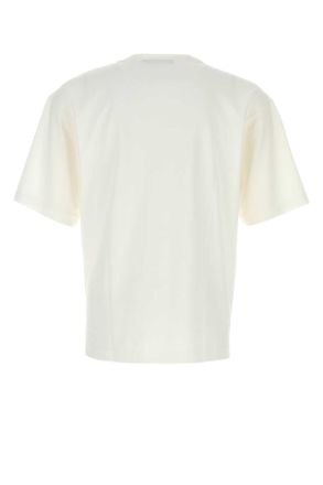 Dolce & Gabbana Mens White Cotton T-Shirt Bianco Exterior