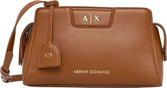 A|X Armani Exchange Amelie M Borsa a tracolla - - Bags - Donna - Marrone - ONE SIZE