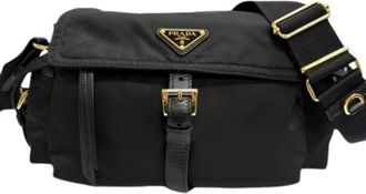 Prada Borsa a tracolla vintage in nylon Pre-owned - - Pre-owned - Donna - Nero - ONE SIZE