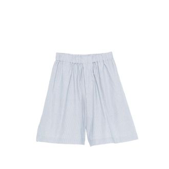 BASERANGE Striped Elasticated-waistband Shorts