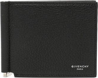 Givenchy Cartera con clip para billetes de cuero granulado - Accessories - Hombre - Negro - ONE SIZE