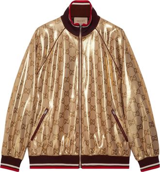 Gucci GG Technical Jersey Zip Jacket Gold 737363-XJFFG-2486