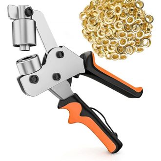 OEM Kit De Ojales Met&aacute;licos De 10 Mm, Alicates Para Ojales Con 300 Ojales, Alicates Perforadores De Ojales, Juego De Perforadores Profesionales Para Lonas