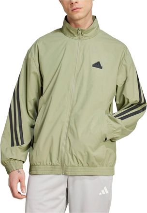 adidas Future Icons 3-Stripes Woven Track Jacket Asia Sizing Tent Green IW8546
