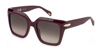 Police SPLR26E NEW DAWN 4 0AR3 Womens Sunglasses Burgundy Size 53