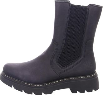 Rieker 76780-00 Chelsea Boot - Dames - Schoenen - Zwart - Maat: 40 EU Zijde