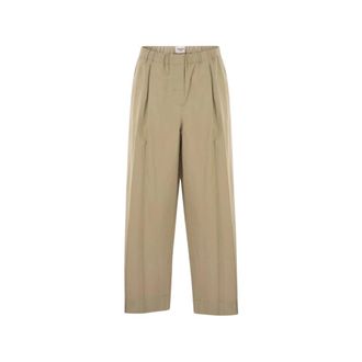 Max Mara Dames, Broeken, Beige, Maat: XS