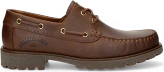 Panama Jack Panama Jack Mens Waterproof Bark Brown Leather Lace-Up Ankle Boots - Boat C5