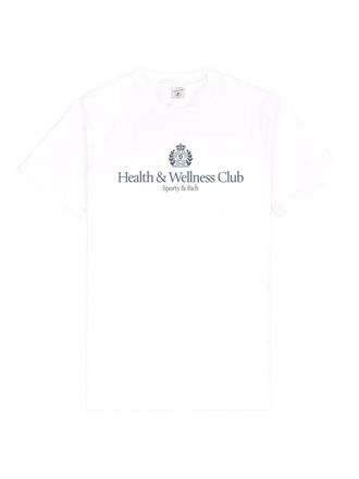 Sporty & Rich H&W logo-embellished T-shirt - unisex - Cotton - S - White