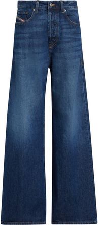 Diesel 1996 D-Sire Low Rise Baggy Wide Leg Jeans in Denim at Nordstrom, Size 24