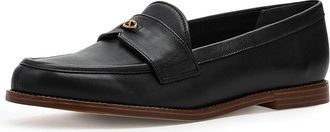 Franco Sarto Stellan Womens Dress Flat Shoes Black Leather : 7.5 M, Leather/Suede/Textile