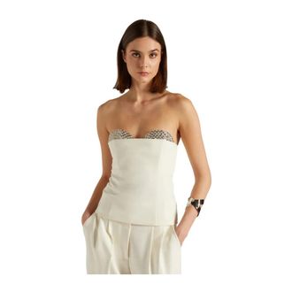 Genny Top con scollo quadrato - - Tops - Donna - Bianco - S