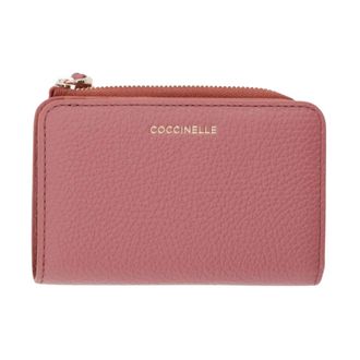 Coccinelle Vouwportemonnee - Dames - Accessoires - Roze - Maat: ONE Size Leer
