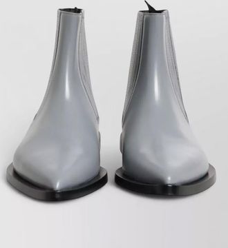 Dolce & Gabbana leather chelsea ankle boots