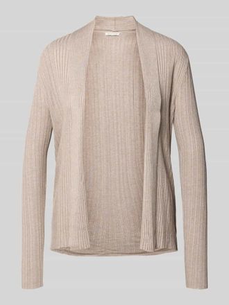 Tom Tailor Regular Fit Cardigan aus Viskose-Mix in Taupe, Gr&ouml;&szlig;e XXXL