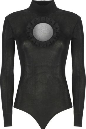 Self Portrait Mujer, Camisetas, Negro, Talla: S
