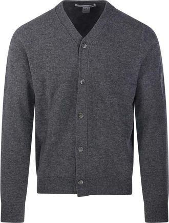 Comme Des Gar&ccedil;ons Cardigans, male, Gray, S, Grey Cardigan Jumper Top