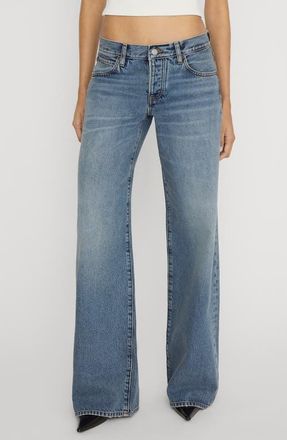 Frame Denim x Alexandra Leclerc The Leo Wide Leg Jeans in Rivage at Nordstrom, Size 24